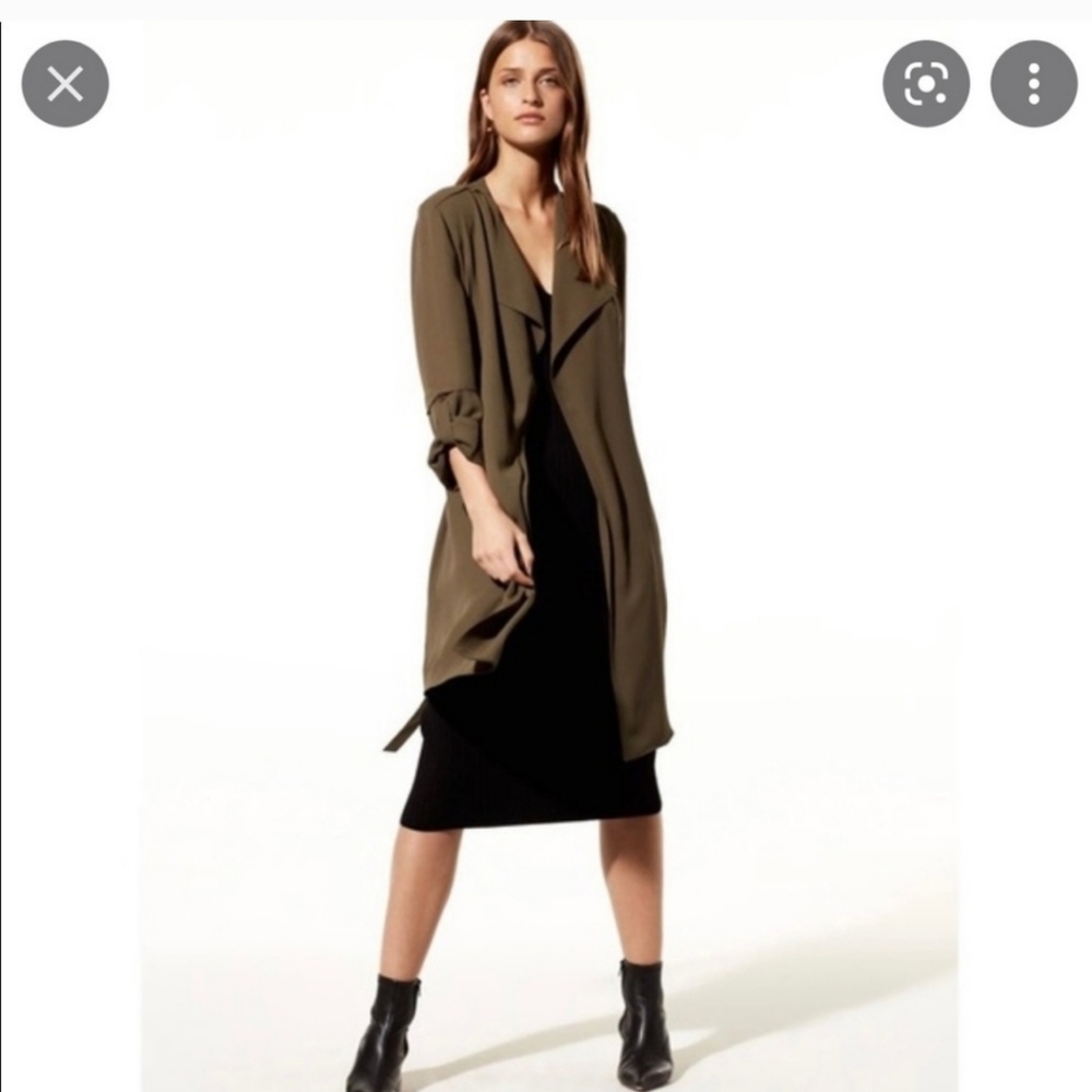 Aritzia Babaton Quincey Flowy Trench Jacket sz S - Picture 1 of 7